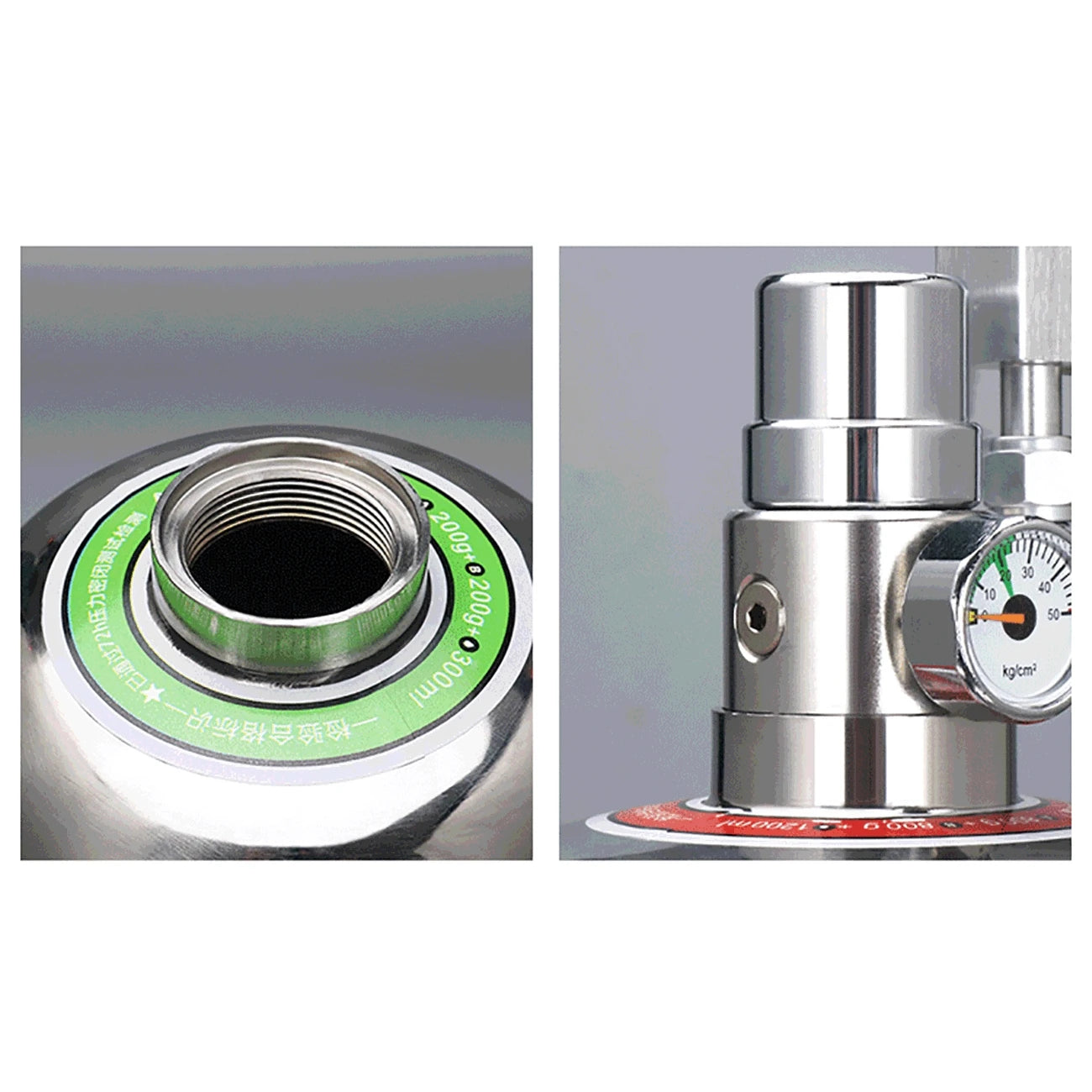 Aquarium CO2 Generator System Kit – Stainless Steel CO2 Cylinder & Carbon Dioxide Reactor for Plants & Fish