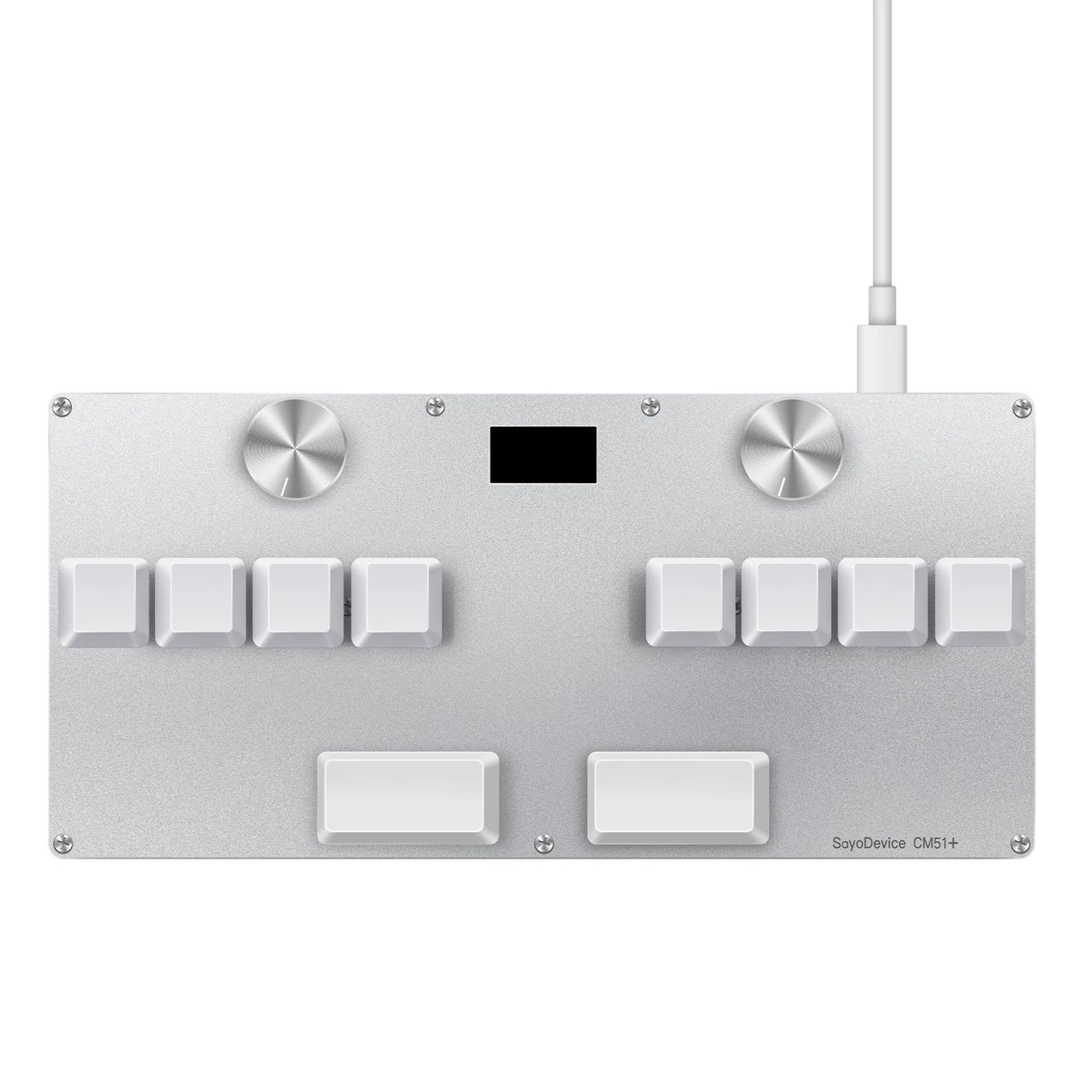 CM51 SayoDevice Rapid Trigger Magnetic Switch Keyboard with Knob & Screen – OUTEMU/Gateron Switch Gaming Macropad for OSU & DJMAX Shortcuts