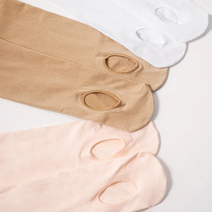 60D Convertible Ballet Tights - Seamless Dance Stockings with Foot Hole for Women