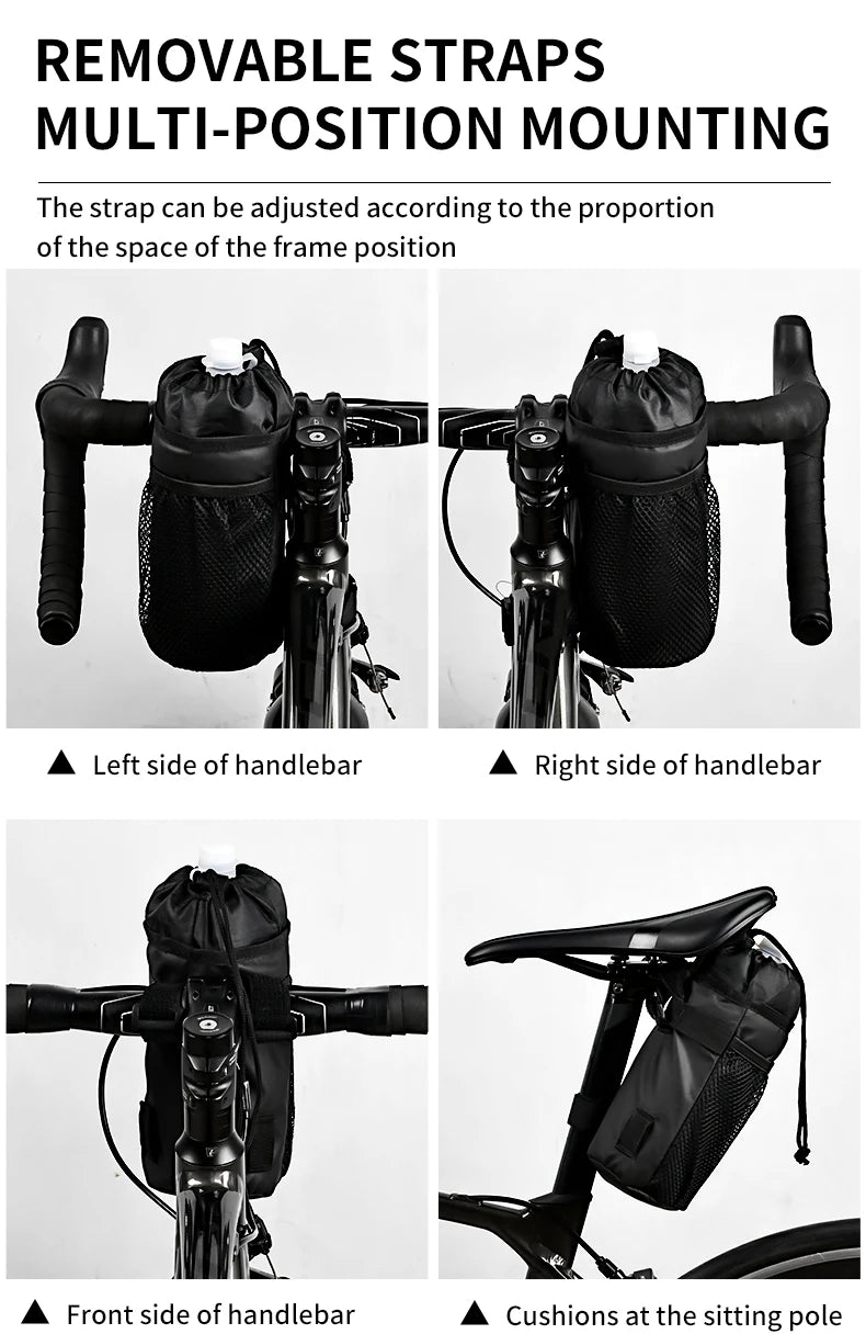 ESLNF Bike Water Bottle Holder – Insulated Cycling Kettle Carrier Pouch for MTB & Road Bicycles