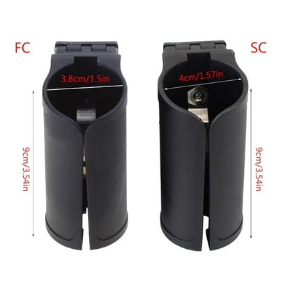 Tactical Flashlight Holder - Adjustable Open Top Rotating Baton Holster Pouch for Duty Belt Outdoor Gear