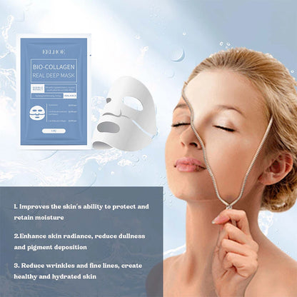 Bio-Collagen Anti-Wrinkle Face Mask – Deep Lifting Mask with Hydrolyzed Collagen, Collagen Reverse Film Peel-Off Mask