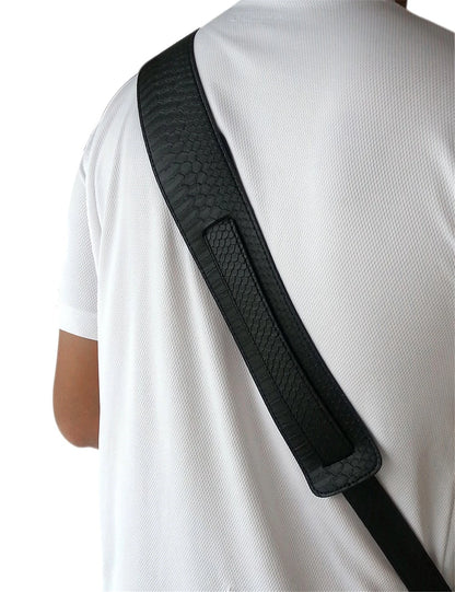 Vintage 2.5 Inch Guitar Strap - Adjustable Soft Embroidered Belt for Classical & Bass Guitars, Music Accessories
