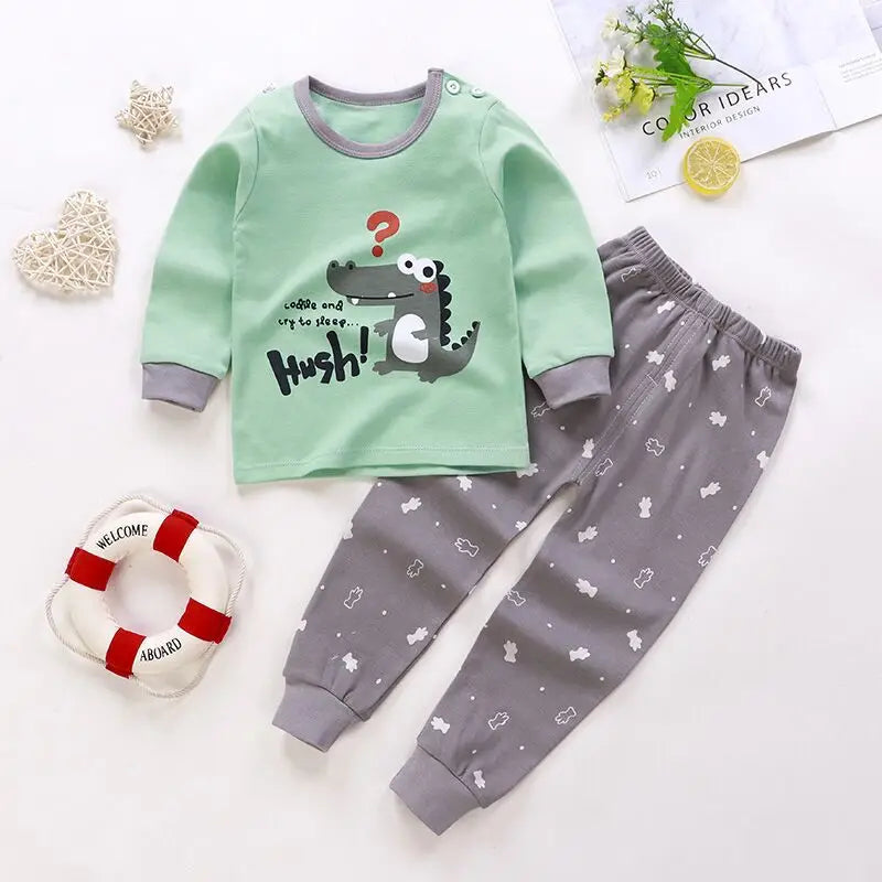 Spring Baby Girl Clothes Set – Cotton Minnie Toddler Tops & Pants, Soft Newborn Infant Outfit