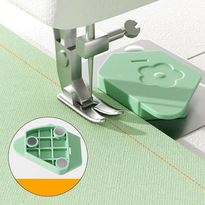 Magnetic Seam Guide for Sewing Machine - Multifunctional Hem Guide with Scale