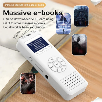 Mini Digital Voice Recorder & MP3 Player – FM Radio with HiFi Sound Quality