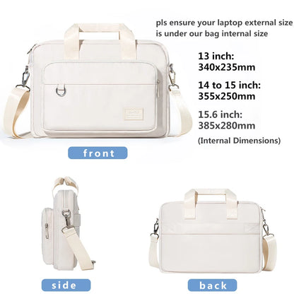 Shockproof Laptop Shoulder Bag for 13.3 15.6 inch Macbook Air, M1, M2, 2023 Pro, 16, 14 inch Huawei, Dell, Lenovo, HP - Messenger Handbag