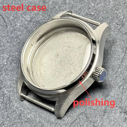 T2 Titanium & Steel Diving Watch Case - 20BAR Waterproof NH34 NH35 NH38 NH70 Watch Parts