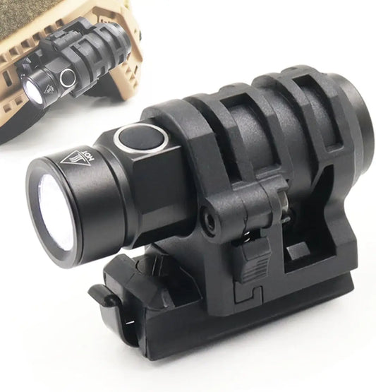 Tactical LED Flashlight Set - 3PCS Anti-Shock Outdoor Camping Helmet Light for Hunting & Emergency Use