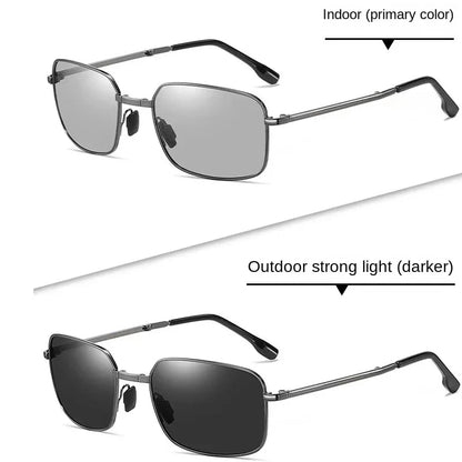 2023 Foldable Polarized Sunglasses – High-Quality Vintage Metal Frame UV400 for Men & Women