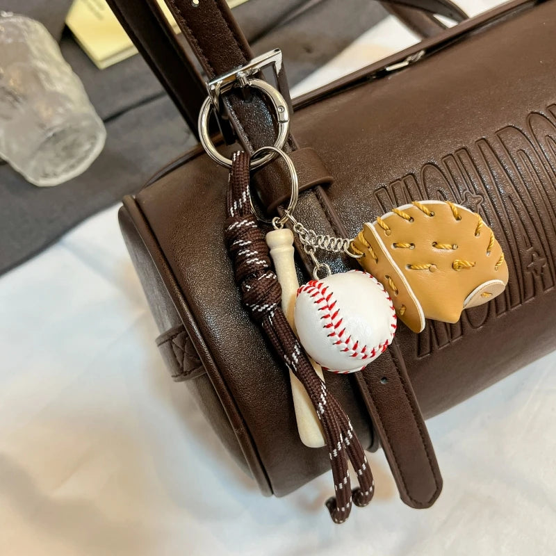 2024 Multifunctional Cylinder Shoulder Bag for Women – Luxury Crossbody Handbag with Pendant