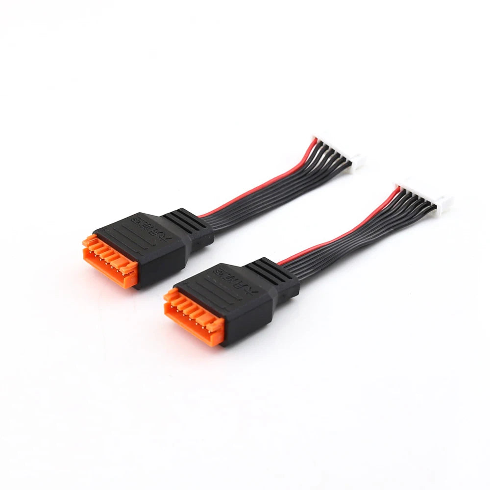 2PCS Charger Extension Cable for 2-6S Lithium Batteries - Balanced Head for HOTA D6Pro, ISDT Q6 M8 M6