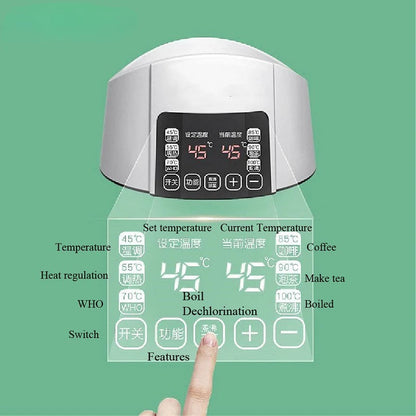 1.2L Infant Thermostatic Milk Kettle - Smart Insulation Water Warmer Pot for Baby Formula, Milk Powder & Automatic Heating