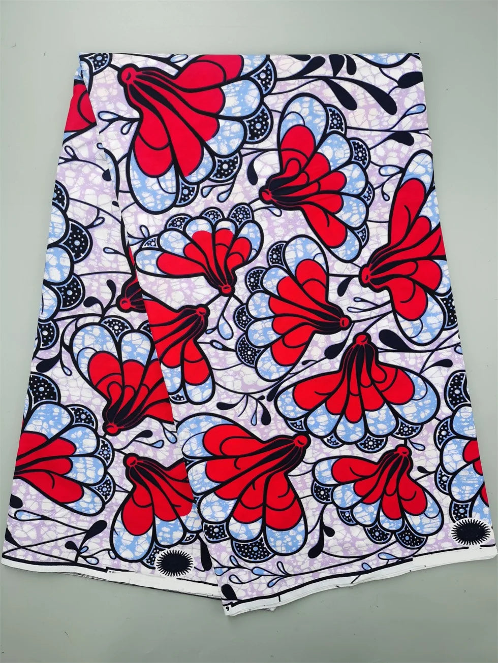 New Nigerian African Wax Fabric - 100% Cotton Real Wax Ankara Print High Quality Original Pagne Material