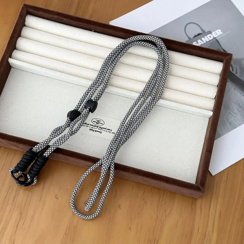 Cute Adjustable Crossbody Bag Chain Strap – Detachable Stripe Shoulder Bag & Phone Hanging Rope Accessory