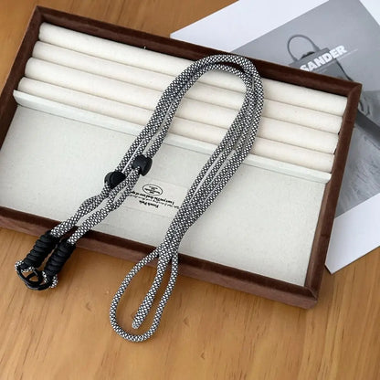 Cute Adjustable Crossbody Bag Chain Strap – Detachable Stripe Shoulder Bag & Phone Hanging Rope Accessory