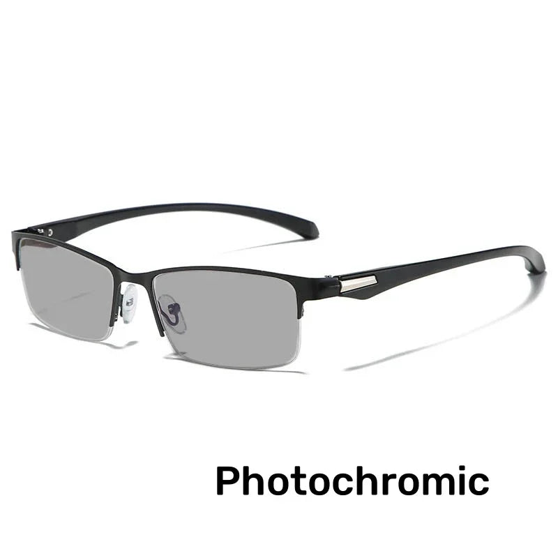 Smart Photochromic Reading Glasses for Men – 2-in-1 Trendy Unisex Presbyopia Sunglasses +1.0 +1.5