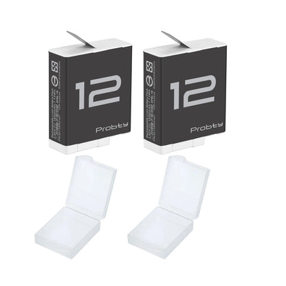 GoPro Enduro Battery 1850mAh & 3-Channel Charger - Replacement Batteries for HERO 9/10/11/12 Action Cameras