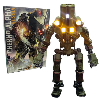 Pacific Rim Cherno Alpha Action Figure — Deluxe Light Edition Robot Mecha Model, Limited Collectible Gift for Kids