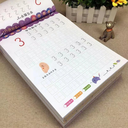 80-Page Children’s Math Copybook — Addition & Subtraction Handwriting Practice, Preschool Mathematics Exercise Book