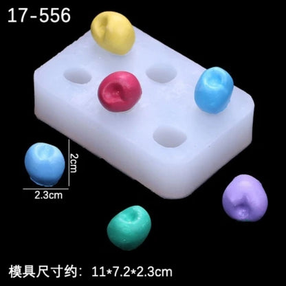 3D Ice-Cream & Fruit Silicone Mold — Handmade Candle, Soap, Resin, Clay & Cake Decorating Tool