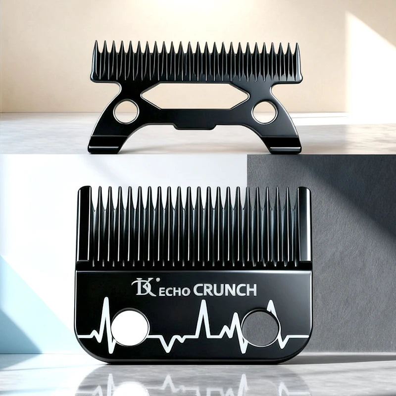 Professional Electric Clipper Replacement Blade - ECHO CRUNCH Compatible Barber Fade Blade