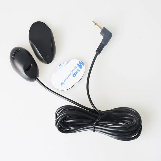 Mini 3.5mm Wired Car Microphone: Hands-Free Audio Mic for DVD, Radio Player, and More