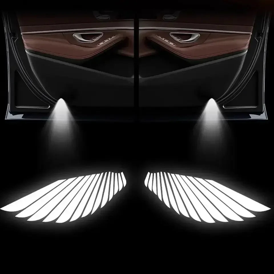 2PCS LED Car Door Welcome Ghost Shadow Lights – Logo Projector Courtesy Lamps for Nissan Patrol Y62 & Armada 2013–2018 Accessories
