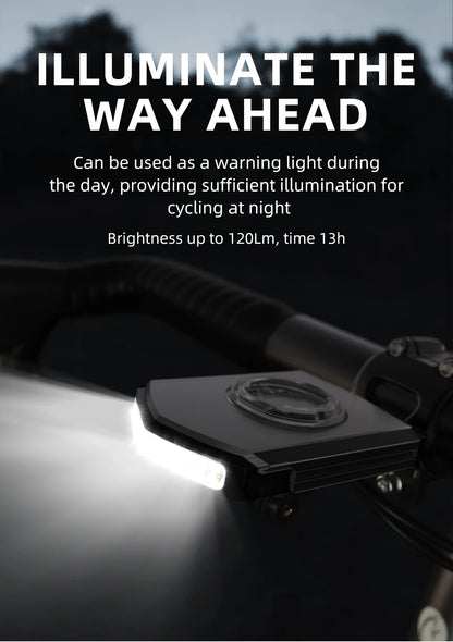 CYCLAMI RVL01 Bicycle Front Light – IPX6 Waterproof, Type-C Charging Cycling Headlight for XOSS IGS Computer