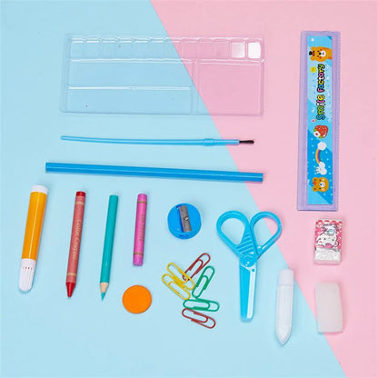 Kids Art Supplies 208PCS Double-Sided Trifold Easel Painting Set – Includes Sketch Pad & Markers for Boys