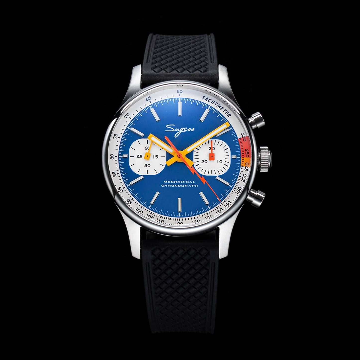 Sugess ST19 Pilot Chronograph Watch – Mechanical Racing 1963 Limited Edition, Sapphire Crystal, Military Style
