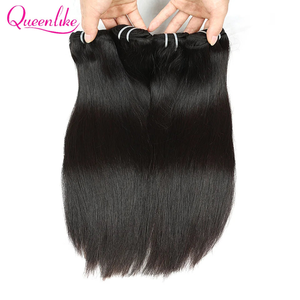 15A Double Drawn Vietnamese Raw Straight Human Hair Bundles – 20-26 Inch Top Quality Hair Extensions