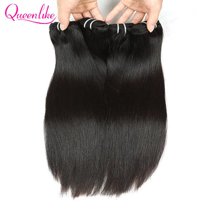 15A Double Drawn Vietnamese Raw Straight Human Hair Bundles – 20-26 Inch Top Quality Hair Extensions