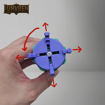 Ergonomic Miniature Painting Handle – Compatible with 20–50mm Bases for 40K, D&D & Tabletop Hobby Miniature Painting
