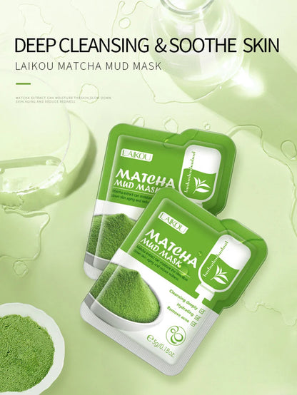 50pcs LAIKOU Sakura Mud Facial Masks – Moisturizing, Anti-Aging, Anti-Acne Deep Cleansing Skincare Face Mask