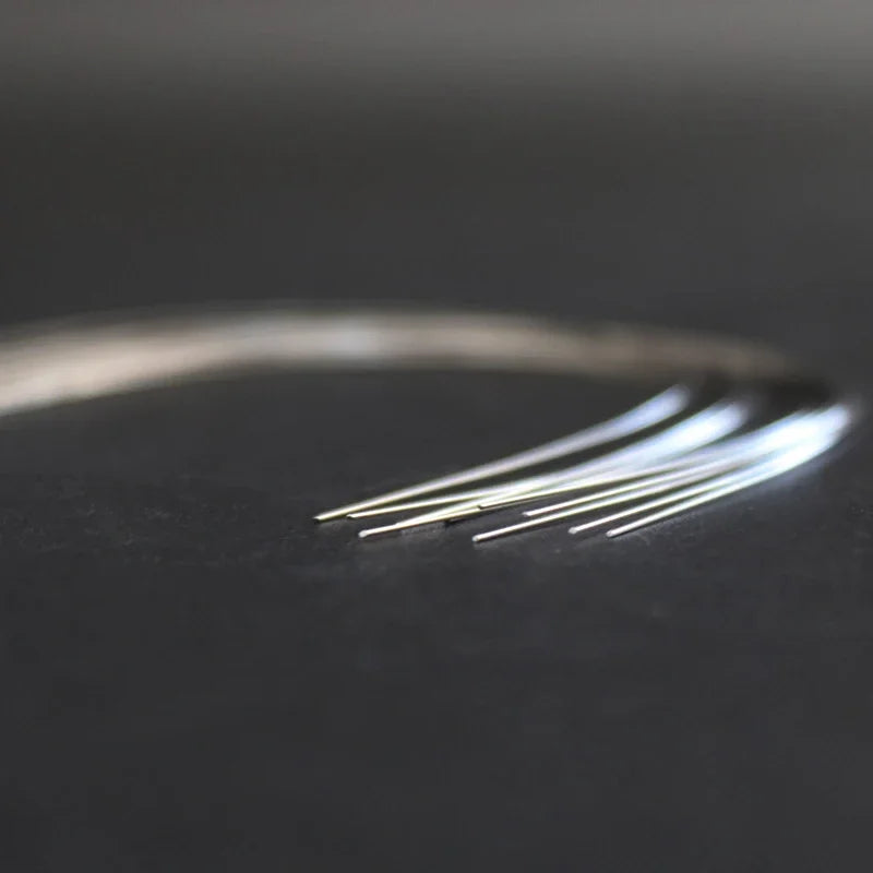 2 Packs Stainless Steel Arch Wires – 20pcs Natural Round & Rectangle Wires for Upper & Lower Braces