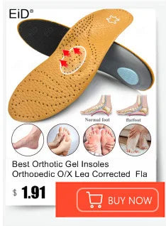 EiD Magnetic Therapy Foot Insoles – Soft Acupressure Sports Cushion for Men & Women