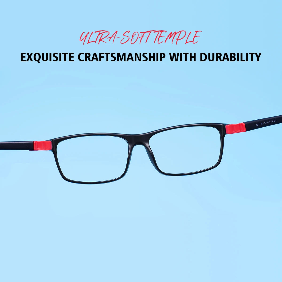 Colorful TR90 Rectangular Full-Rim Glasses Frame – Flexible, Comfortable & Durable Optical Frame for Boys and Girls Prescription Lenses
