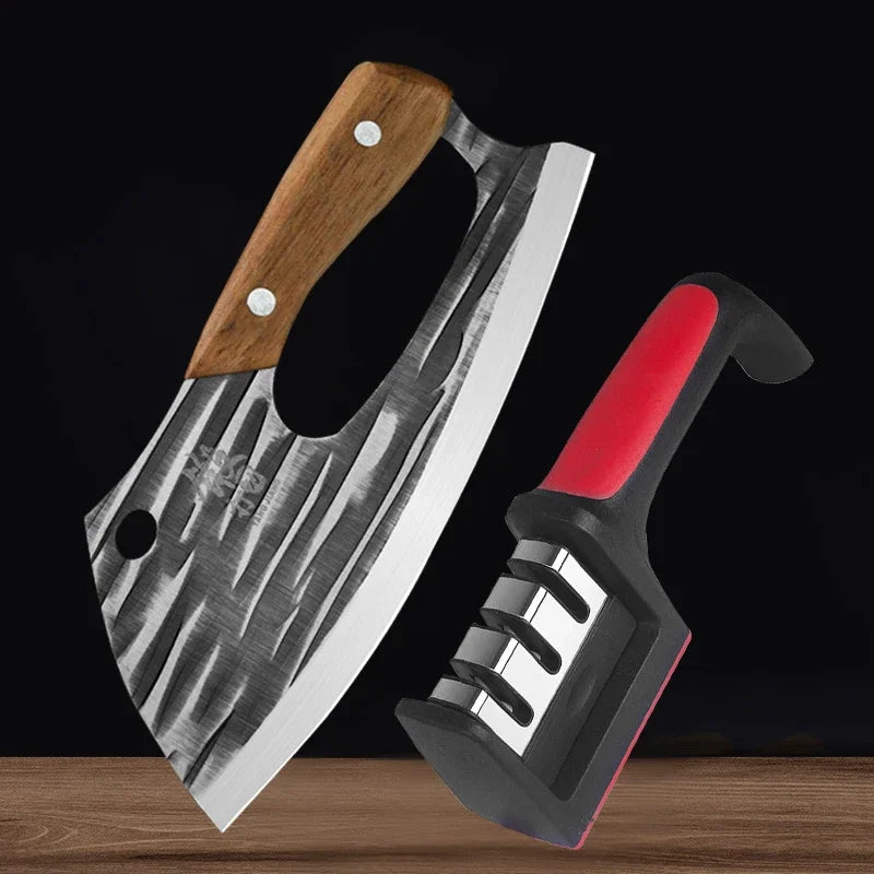 Effort-Saving Kitchen Chef Knife – Handmade Stainless Steel Boning, Vegetable & Chopper Knife for Household Use