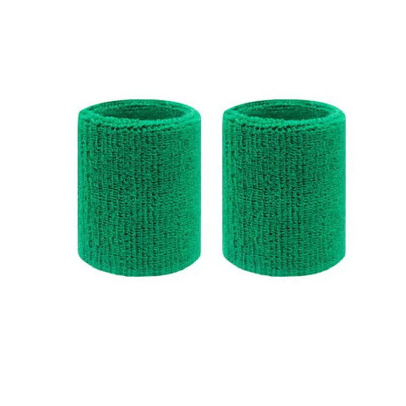 2PCS Sports Wristbands – Tennis & Fitness Sweat Bands for Basketball, Volleyball, Padel with Wrist Guard Cuffs