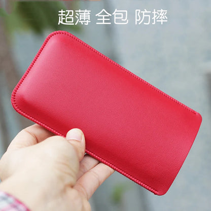 iPhone 12–18 Series Pro Max Plus Air Leather Phone Case - Anti-Fall Protective Pouch Sleeve for Business Use