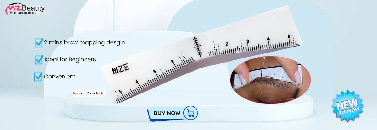 0.15mm Microblading Nano Blades — U-Shape Tebori Tattoo Needles for Permanent Makeup Eyebrow Pen
