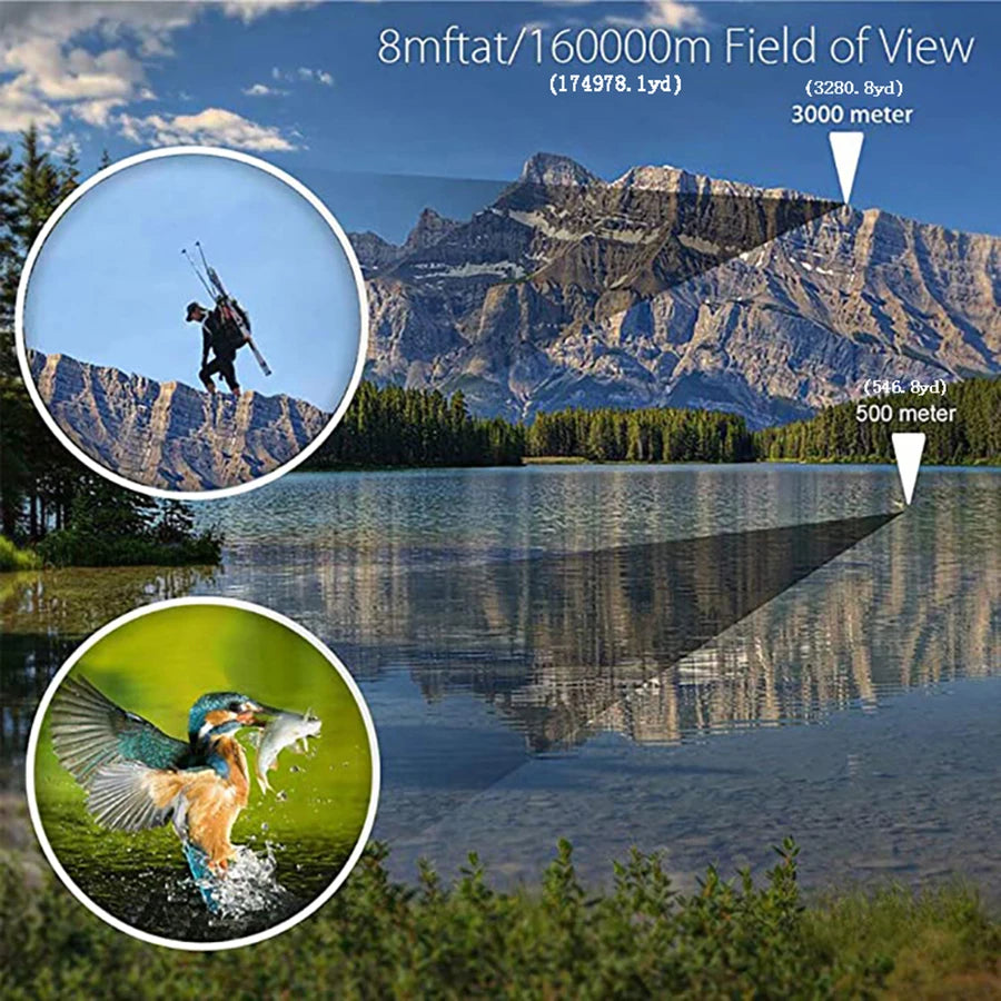 80x80 High Magnification Binoculars – HD Professional Portable Optics for Hunting, Camping & Outdoor Adventures