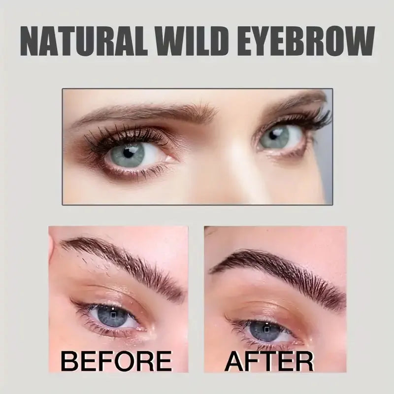 Long-Lasting Eyebrow Gel Makeup — Semi-Permanent Waterproof Sweat-Proof Tint Cream for Natural Color & Shape