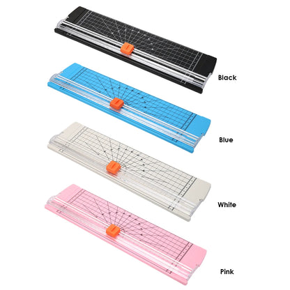 A4/A5 Paper Cutting Guillotine – Lightweight Paper Cutter with Pull-Out Ruler for Photos & Scrapbooking