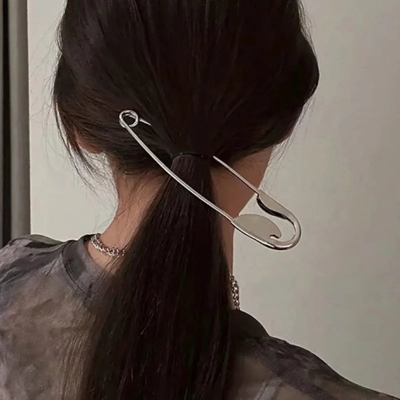 Large Brooch Pin - Women's Decorative Hair Clip and Clothing Waist Fastener for Jeans, Suits and Fashion