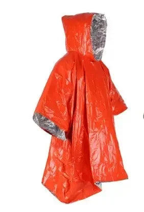 Outdoor Multifunction Raincoat - Waterproof Camping Raincoat & Reflective Emergency Survival Gear