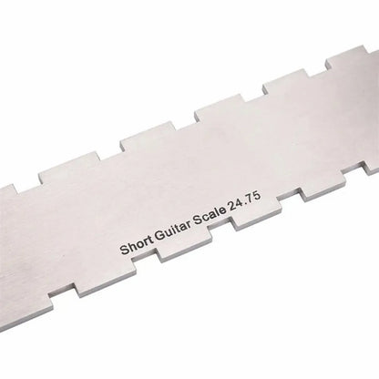 Miwayer Guitar Neck Notched Straight Edge — Luthier Tool with String Action Ruler Gauge for Gibson & Fender Electric Guitars