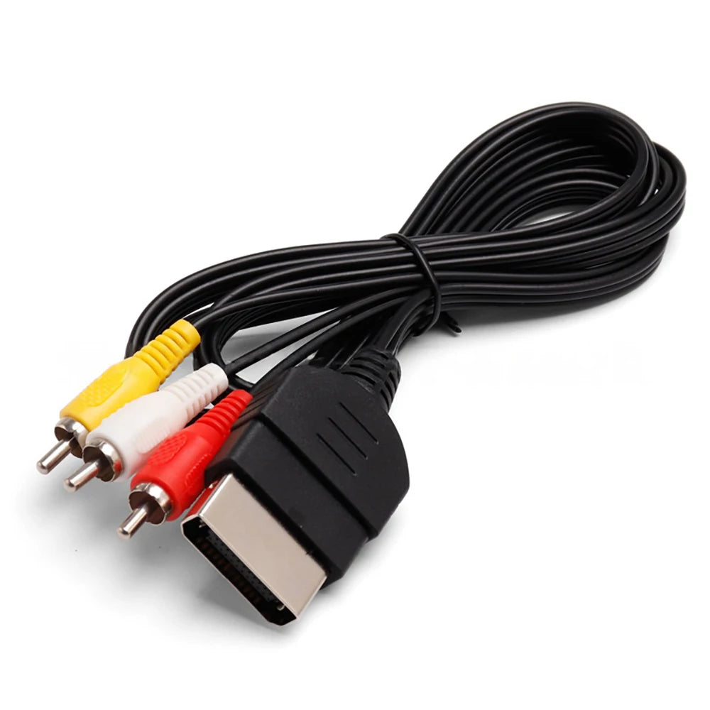 RCA Cable for Xbox Game Console - AV Audio Video Extension Cable for Xbox Controller, DVD, CD & Monitor