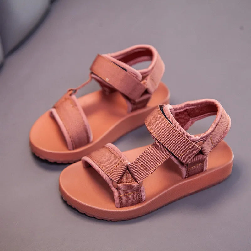 Kids Summer Sandals – Boys Casual Breathable Open-Toe Rubber Beach Shoes | Comfortable School Outdoor Sandals for Children